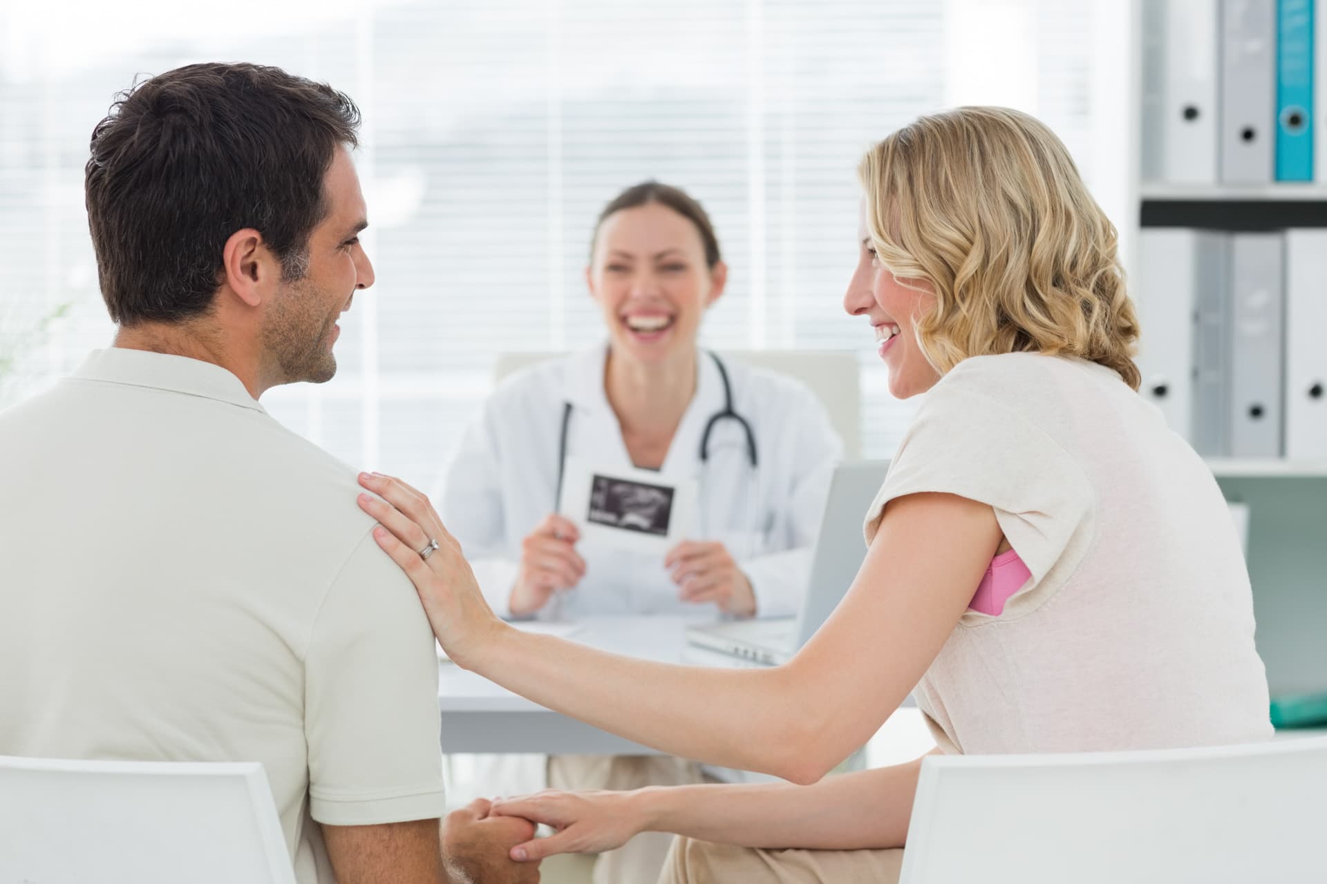 Couple at doctor consultation